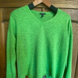 Eileen Fisher bright green light weight